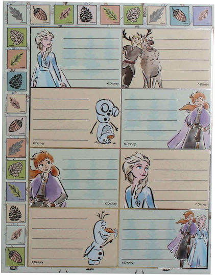Gim Frozen Ετικέτες Τετραδίων