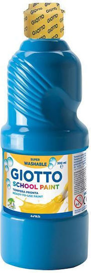 Giotto Tempera Paints Blue in Bottle 500ml 1pcs
