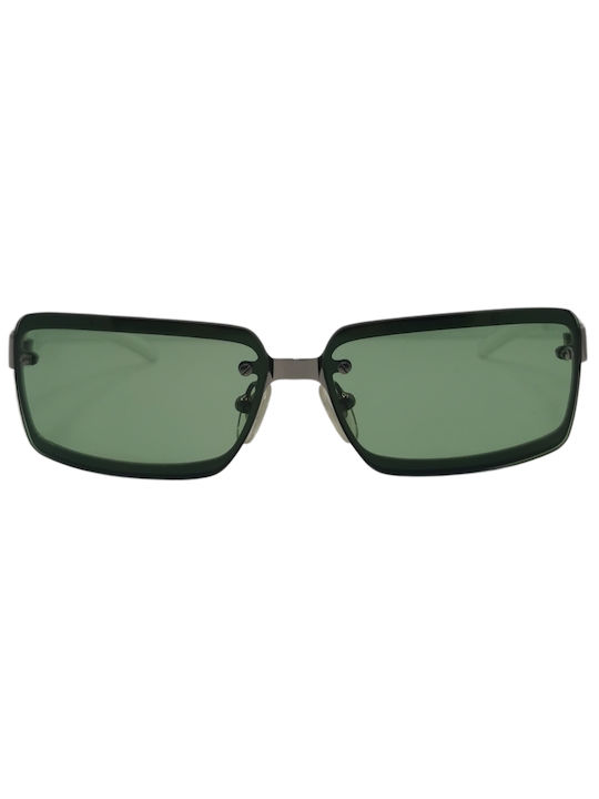Byblos Мъжки Слънчеви очила с Черно Метален Рамка и Зелен Огледална Леща 763S-30716I