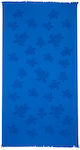 Vilebrequin Beach Towel Cotton Blue 180x100cm.