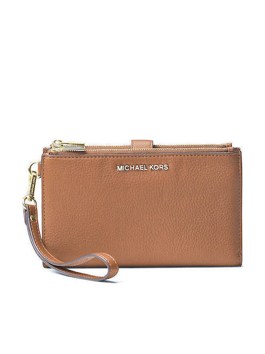 Michael Kors Wristlet Women's Wallet Classic Brown
