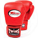 Twins Special Boxhandschuhe Leder für Kampf Rot