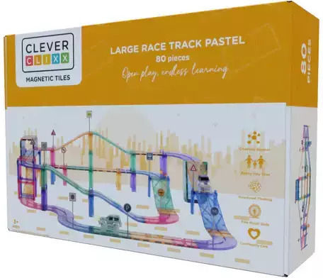 Cleverclixx Magnetisches Spielzeug Bau- und Konstruktionsspielzeug Für Kinder Ab 3 Jahren