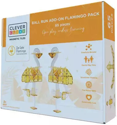 Cleverclixx Magnetisches Bau- und Konstruktionsspielzeug für Kinder ab 3 Jahren