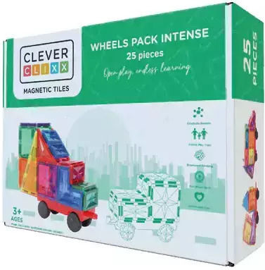 Cleverclixx Magnetisches Bau- und Konstruktionsspielzeug Für Kinder Ab 3 Jahren
