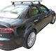 Menabo 112cm. für Alfa Romeo Alfa 159 2005-2013 (mit Dachträgerfüßen) Schwarze