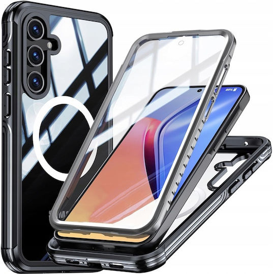 Erbord Back Cover Σετ με Τζαμάκι Ροζ (Galaxy S24 Ultra)