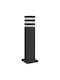 vidaXL Outdoor Floor Lamp Small Post 11W IP44 for E27 Socket Black