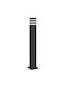 vidaXL Outdoor Floor Lamp Small Post 11W IP44 for E27 Socket Black