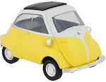 Masina jucarie Goki Bmw Isetta Galbena 8.7cm