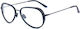Vuarnet Metal Eyeglass Frame with Clip On Black VL18050001SUN