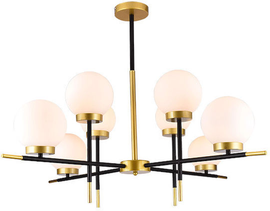 Led7 Deckenleuchte Schwarz mit Fassung E27