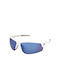 Under Armour Skillz Unisex Ochelari de soare cu Alb Cadru și Albastru Oglindă Lentilă