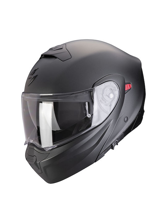 Scorpion Exo 930 Evo Solid Mat Pearl Black Κράνος Μηχανής Full Face ECE 22.05