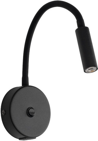 TK Lighting Μονό Σποτ με Ντουί G9 σε Μαύρο Χρώμα