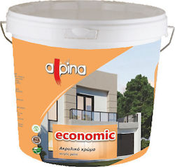 Alpina Plastic Acrilyc Watercolor Paint for Exterior Use White