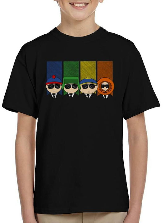 Kids' Shirt Short Sleeve Black South Park - Reservoir Dogs