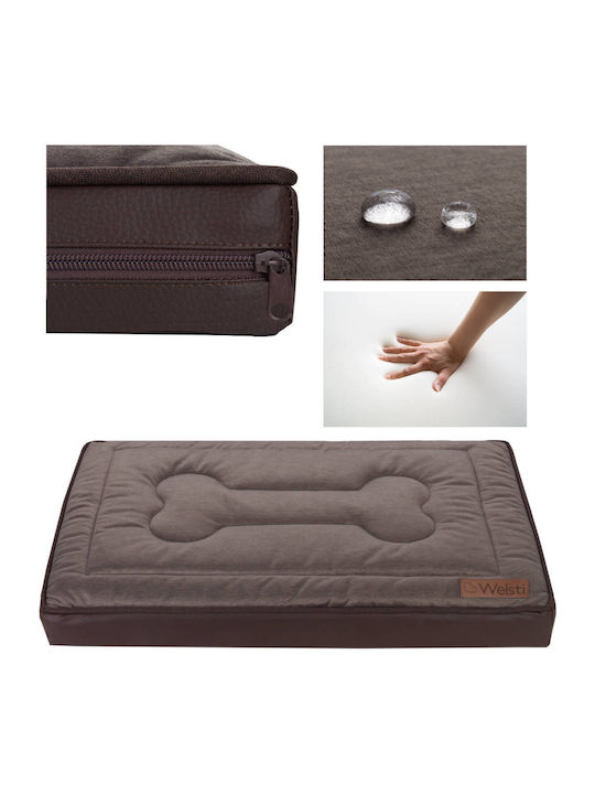 Welsti Orthopedic Saltea pentru Câini Maro 130x90cm