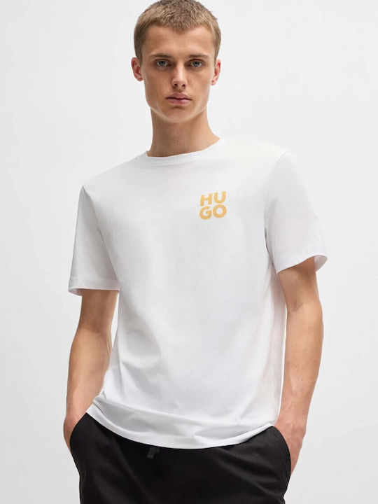 Hugo Boss Herren T-Shirt Kurzarm Weiß