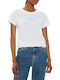 Calvin Klein Femeie Tricou Alb