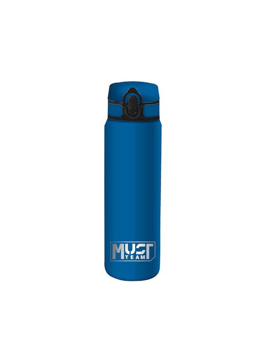 Must Water Bottle Stainless Steel 600ml Blue