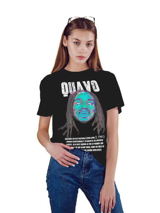 Pop Culture T-shirt Μαύρο Huncho