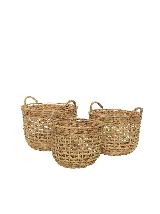 Decorative Basket Wicker 42x42x42cm Kaemingk