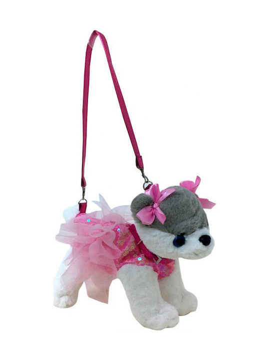 Just Toys Doggie Star Kids Bag Pink PINK WHITE GREY