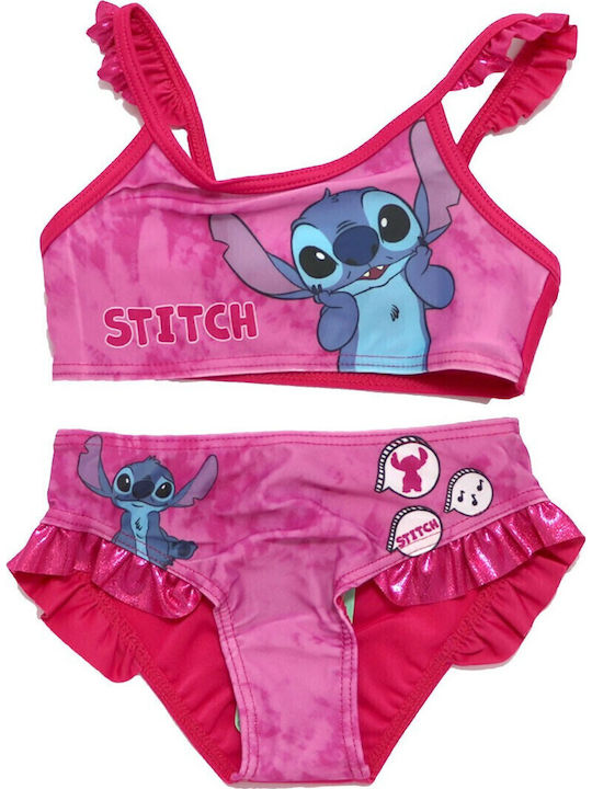 Disney Lilo & Stitch Costum de baie pentru copii Bikini Fuchsia