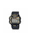 Casio Standard Digital Watch Chronograph Battery with Black Rubber Strap