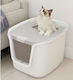 Animal Cat Toilet Closed Gray L44.5 x W37.5 x H...