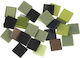Mini Glass Tiles 10x10mm Glitter 25g