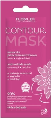 FlosLek Relax Time Contour Μάσκα Ομορφιάς Προσώπου για Αντιγήρανση / Λάμψη 6ml