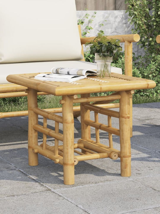 Tisch für kleine Außenbereiche aus Bambus Stabil CAFE 45x45x45cm