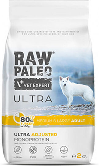 2kg Dry Food Grain-Free & Gluten-Free for Adult Medium & Large Breed Dogs with Turkey