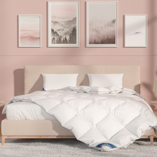 Nordic Paradise Πάπλωμα Υπέρδιπλο Πουπουλένιο 220x240εκ. Λευκό