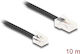 DeLock Flaches U/UTP Ethernet-Netzwerkkabel 10 m Schwarz