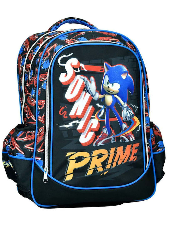 Τσάντα Πλάτης Δημοτικού Sonic Prime Gim 334-84031 013820