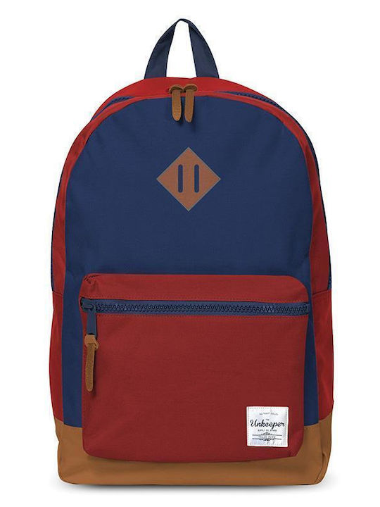 Unkeeper Backpack Blue-Red 2 Compartments 43x32.5x13.3cm