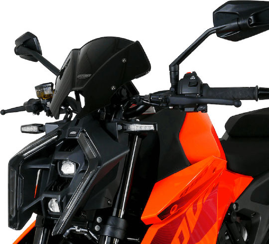 MRA Motorcycle Windshield & Windscreen Tinted Visor for KTM DUKE 4025066176649.BLACK