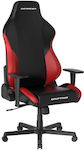 Dxracer Drifting Artificial Leather Gaming Chair with Adjustable Arms Black / Red