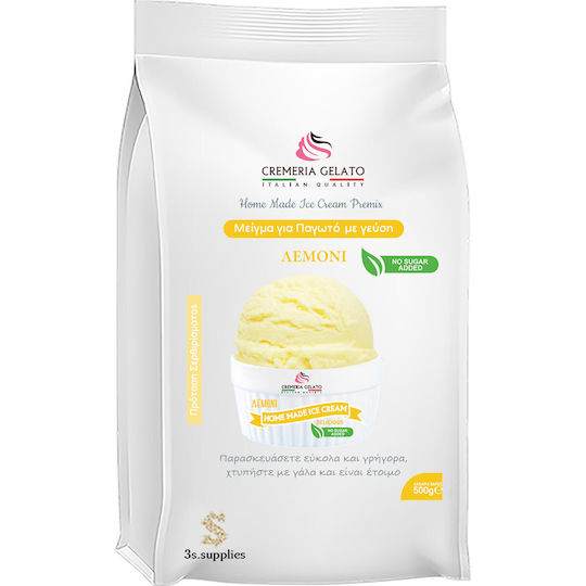 3s Homemade Ice Cream Mix Lemon Sugar-Free 0.5kg
