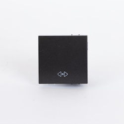 Eurolamp Wall Push Button Black 152-20108