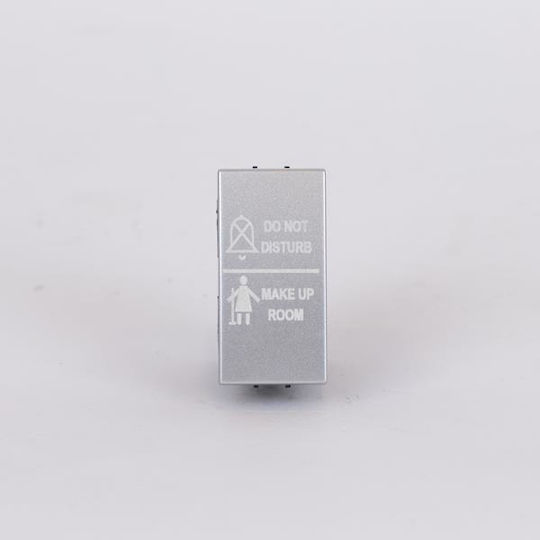 Eurolamp Wall Push Button Silver 152-20216