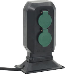 vidaXL Double Garden Power Socket