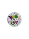 ArteLibre Love Wall Clock Wooden Multicolour Ø33.8cm