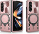 Techsuit Задна корица Силикон Розово злато (Galaxy Z Fold6)