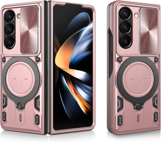 Techsuit Задна корица Силикон Розово злато (Galaxy Z Fold6)