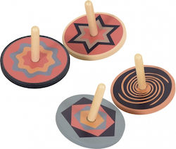 Egmont 24τμχ Wooden Spinning Top