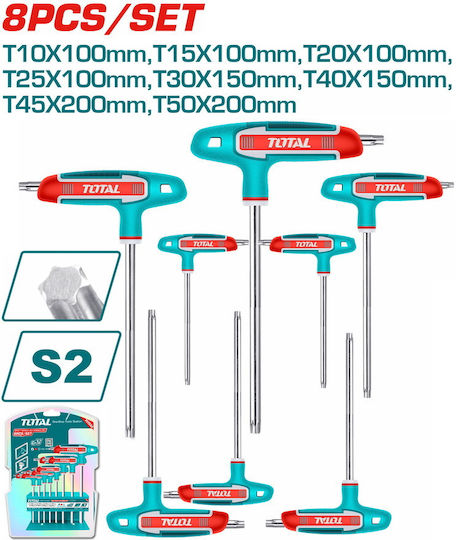 Total T-Shaped 8pcs